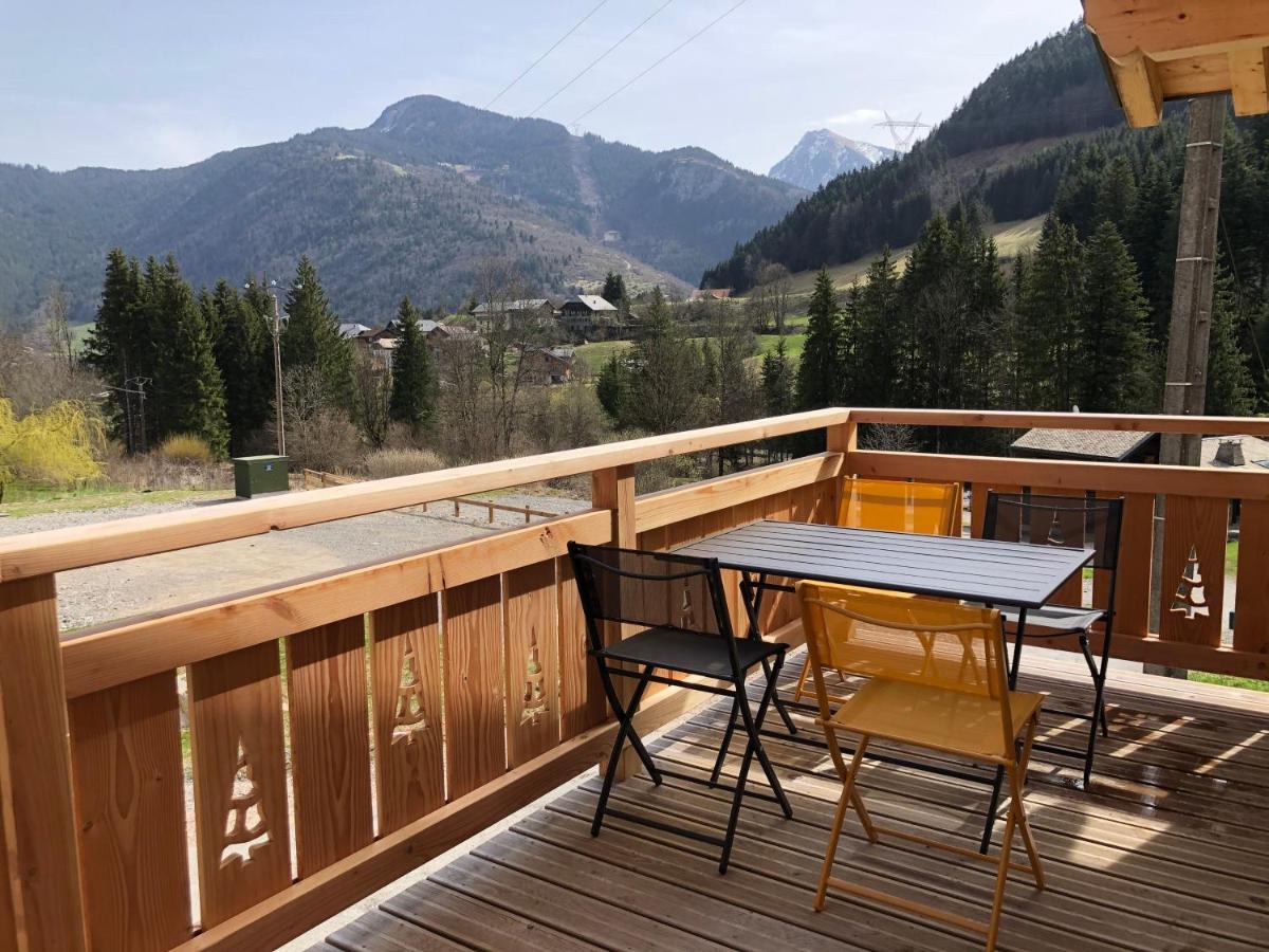 Chalet Cosy Et Moderne Vue Montagnes Seytroux Exterior photo